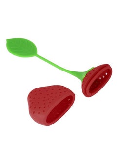 Generic Strawberry Shape Tea Infuser Red/Green 4.9 x 6.5centimeter  - Image 4