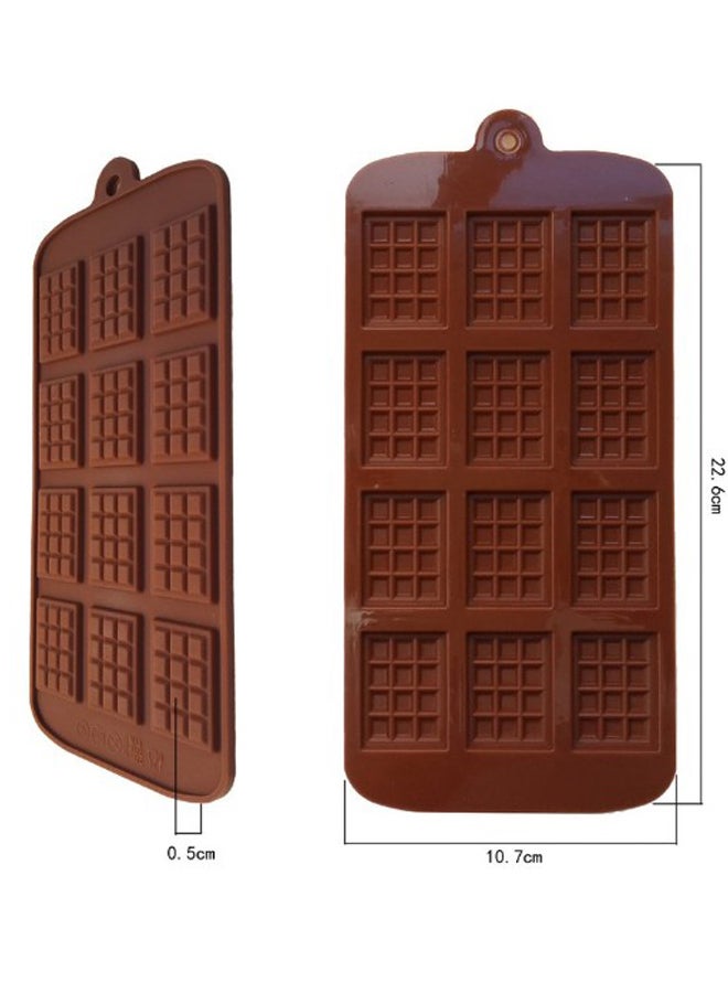 12-Piece Chocolate Mold Brown