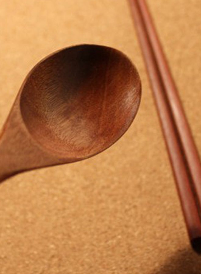 Generic - Cutlery Sets Chopsticks And Spoons Brown - Image 1