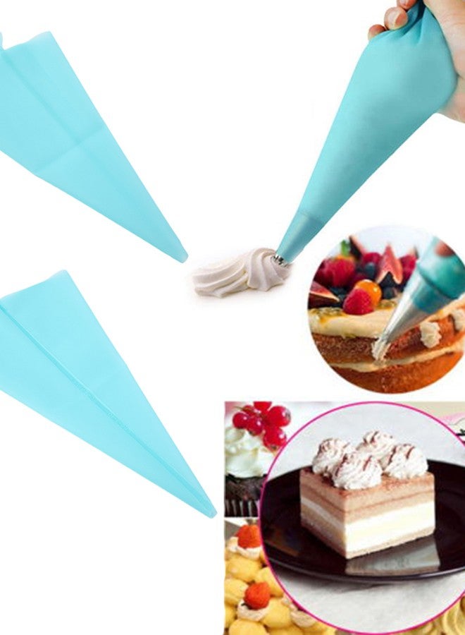 Icing Piping Cream Pastry Bag Cake Decorating Tool Light Blue 13.39inch  - Image 2