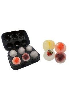Generic 6 Round Ice Ball Maker Mold Black  - Image 4