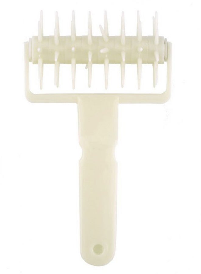 Pastry Dough Docker Pizza Roller Baking Tool Beige  - Image 1