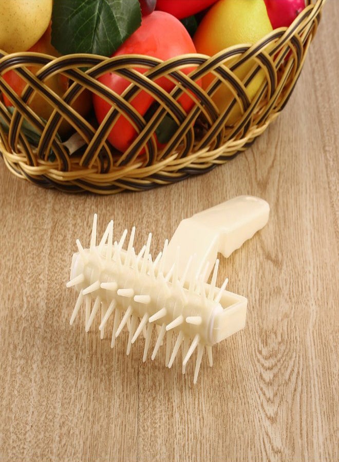 Pastry Dough Docker Pizza Roller Baking Tool Beige  - Image 2