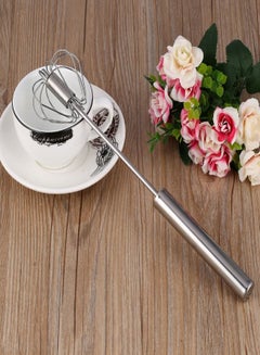 MANBO Semi-Automatic Egg Whisk Silver 30.2x65.2x65.2cm  - Image 3