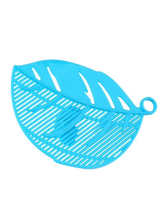 Leaf Shape Rice Wash Sieve Blue 15 x 10.5centimeter  - Image 4