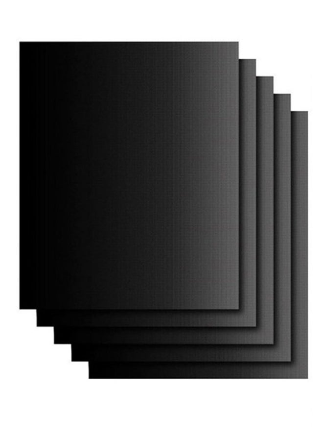 ماركة غير محددة ألواح مفارش الشواء من ألياف التفلون أسود 400x330x1مم  - Image 4