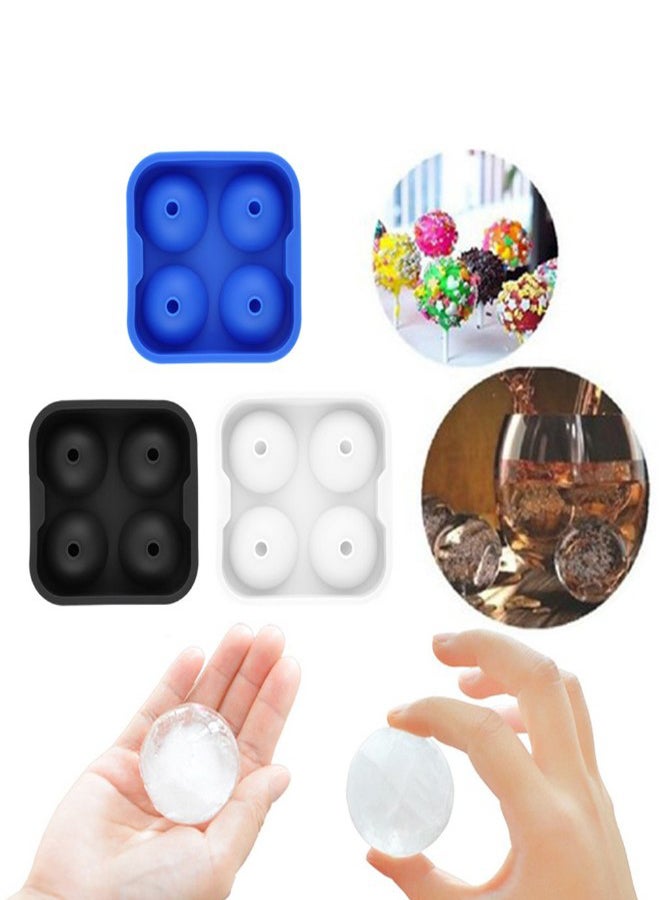 Ice Balls Maker Mold Tray Blue 12 x 12 x 5cm  - Image 2
