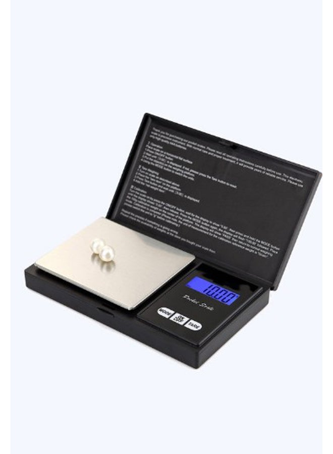 Portable LCD Electronic Digital Scale Black/Silver 12.7x1.8x7.5centimeter - Image 2