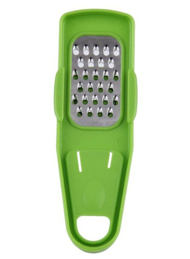 Generic - Multi-Function Garlic Ginger Grinder Slicer Green 13.8x4.6x3.8centimeter - Image 1
