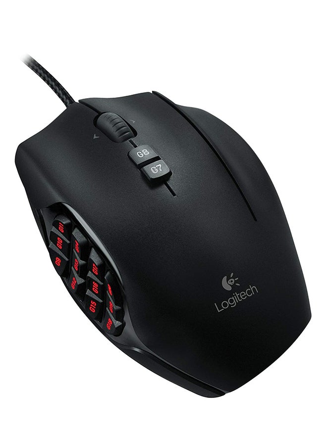 Logitech - G600 MMO Gaming Mouse With RGB Backlight Black - Image 1