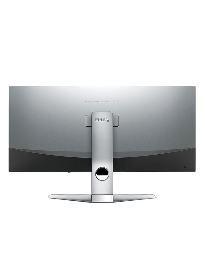 BenQ - EX3501R 35 inch VA LED QHD Curved Monitor With 100Hz, AMD FreeSync and HDMI VGA Silver/Black - Image 1