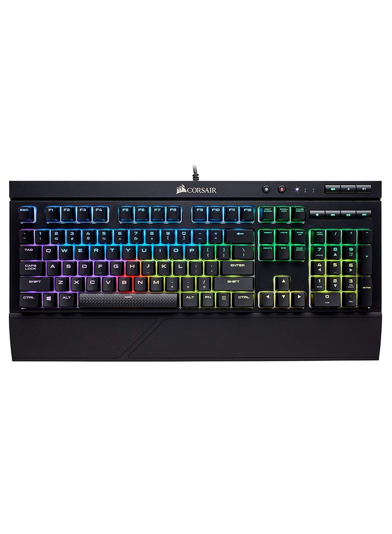 CORSAIR - K68 RGB LED Mechanical Gaming Keyboard Black/Blue - Image 1