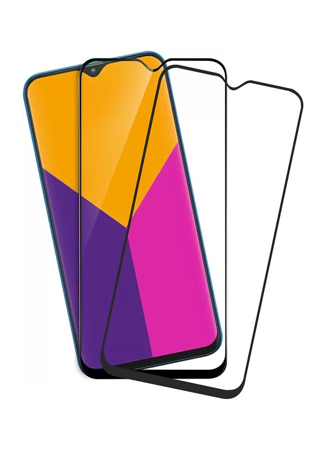 مارجون حزمة عدد 2 من لاصق حماية للشاشة ثلاثية الأبعاد من الزجاج المقوى لهاتف سامسونج جالاكسي M20 شفاف - Image 3