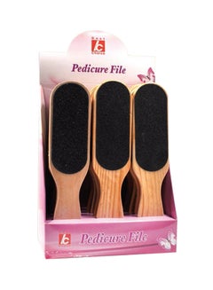 Best Choice Wooden Foot File Black/Brown 