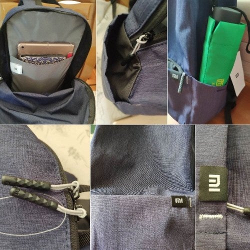 Xiaomi Casual Canvas Backpack Green - Image 3