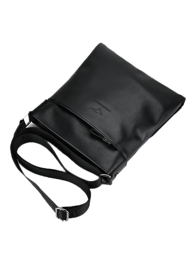 حقيبة كتف رجالية للسفر والأعمال أسود - Image 2