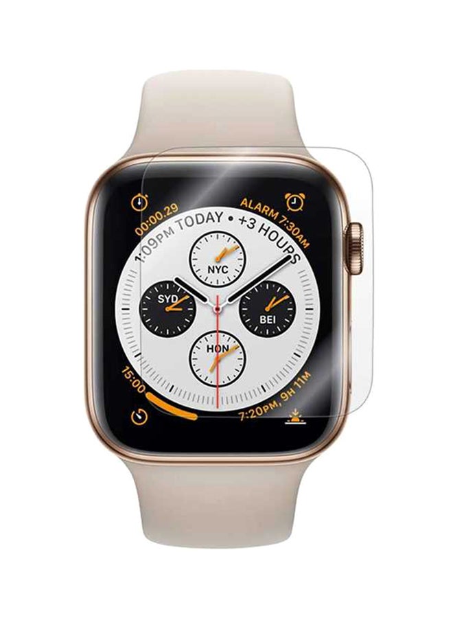 ديفيا لاصقة حماية لشاشة ساعة أبل سيريز 4 قياس 44 مم شفاف - Image 1