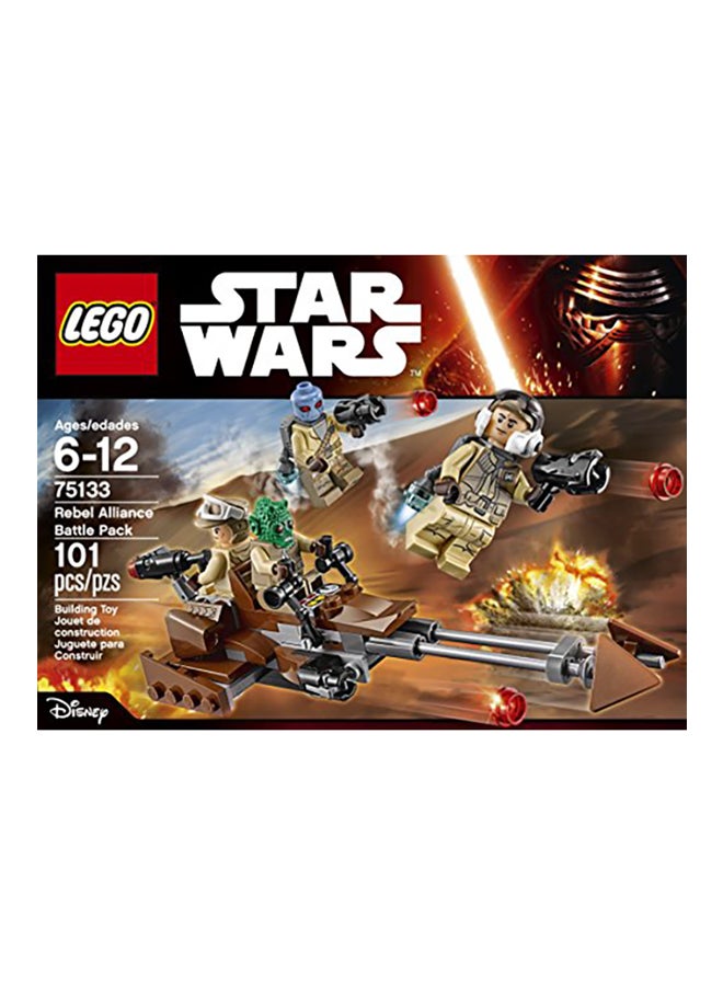 ليغو مجموعة معركة تحالف الثوار من فيلم "Star Wars" من 101 قطعة 75133 101 أكبر من 6 سنوات - Image 1