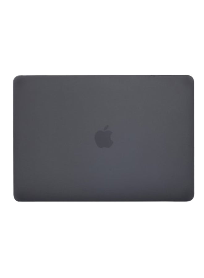 Matte Plastic Front And Back Protective Case For Macbook Air 13.3 Inch A1932 / New Air 13.3 Inch With Retina Display black
