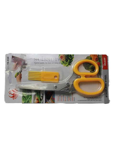 Scissors Cutting Vegetables Multicolour