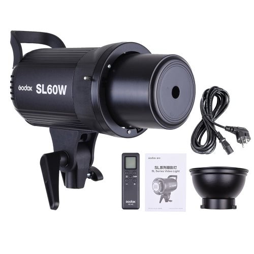 Godox - SL Series Video Light (White Version) Black - Image 1
