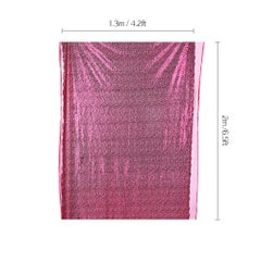 Generic Shimmer Sequined Background Backdrop Rose Red  - Image 2