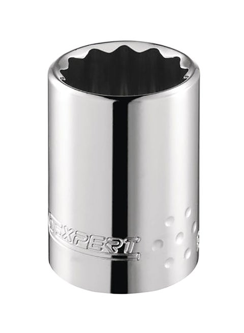 Polished Chrome Vanadium Alloy Standard Socket Metric Silver