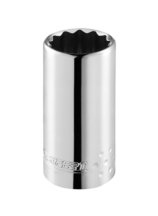 EXPERT 12-Tooth Long Socket Silver 