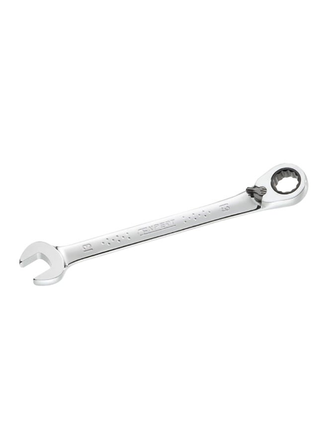 EXPERT Ratchet Combination Wrench Silver