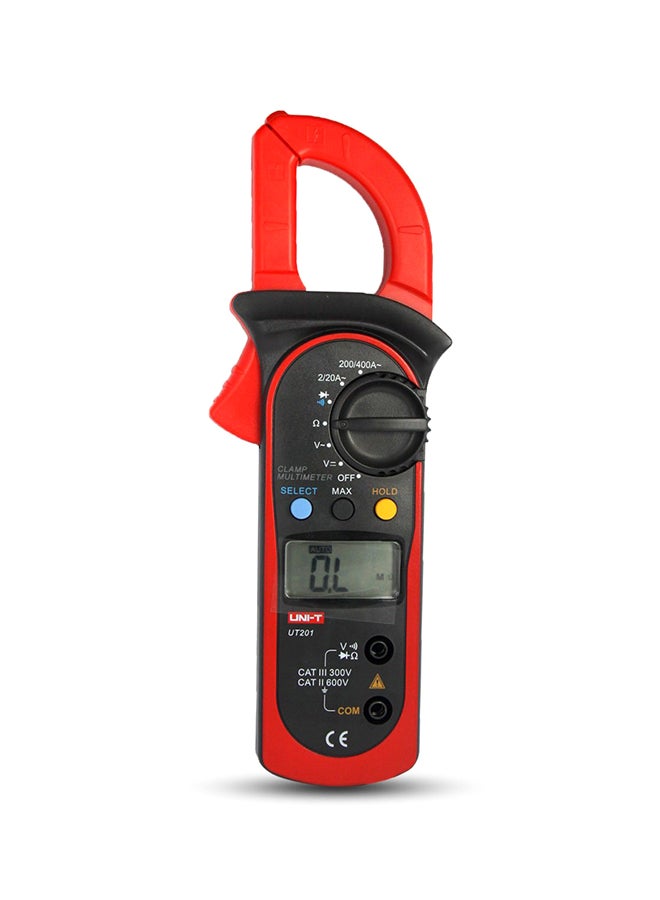 UNI-T Digital Clamp Multimeter Black & Red 210x30x75.6mm