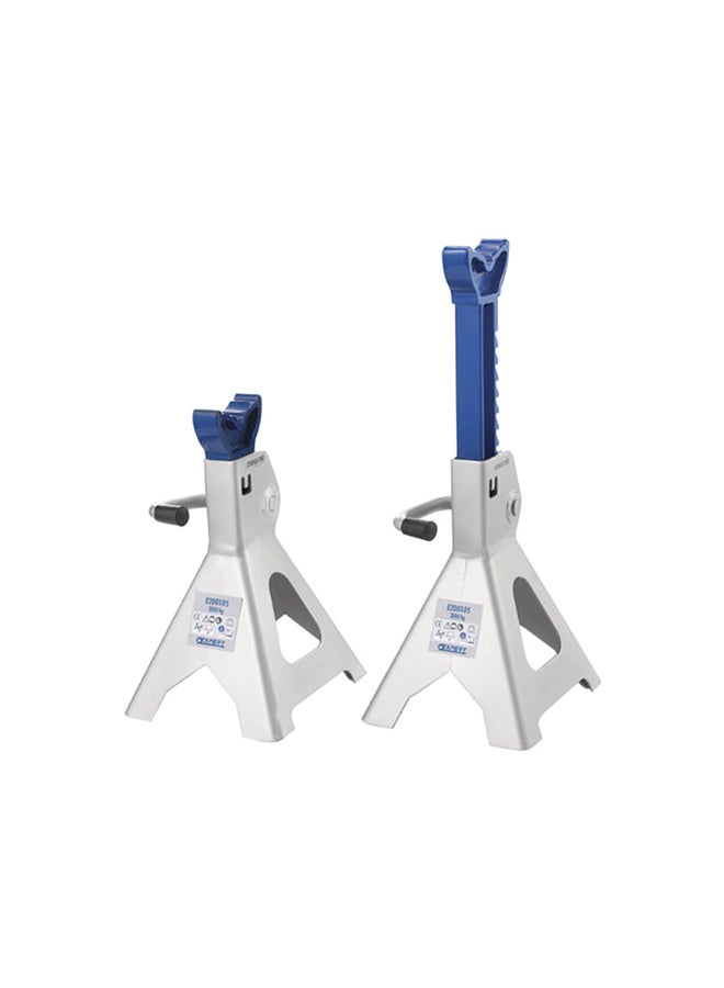 EXPERT 2-Piece Axle Stands Cap Silver