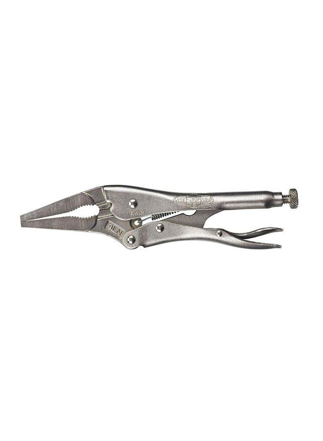 IRWIN Original Long Nose Locking Plier Silver - Image 1