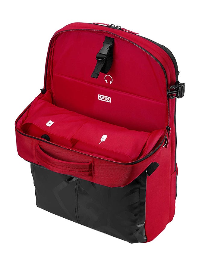 HP - Omen Gaming Backpack Red/Black - Image 1