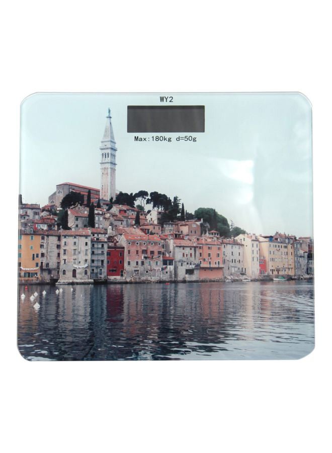 YI MEI - Printed Digital Glass Bathroom Scale - Image 1
