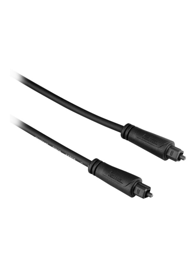 122251 1.5 m Audio Optical Fibre Cable Black