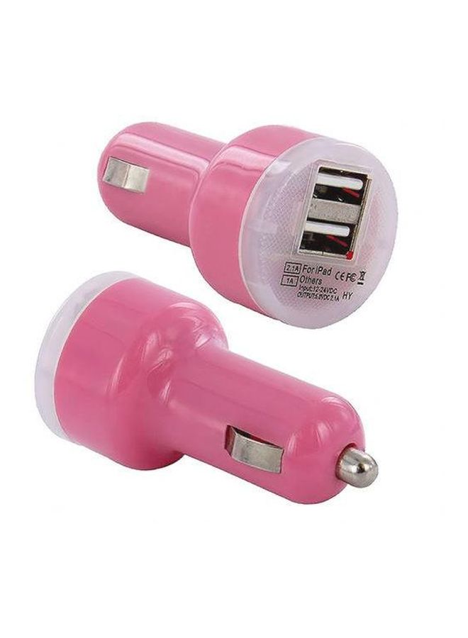 Universal Car Charger Pink - Image 2