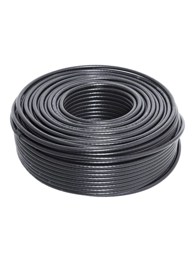 Generic - RG-6U Coaxial Cable For Satellite Receiver Black - Image 1