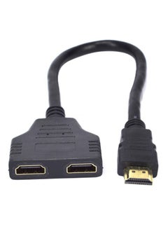 نانوتك كابل مقسم من HDMI ذكر إلى HDMI أنثى أسود  - Image 1