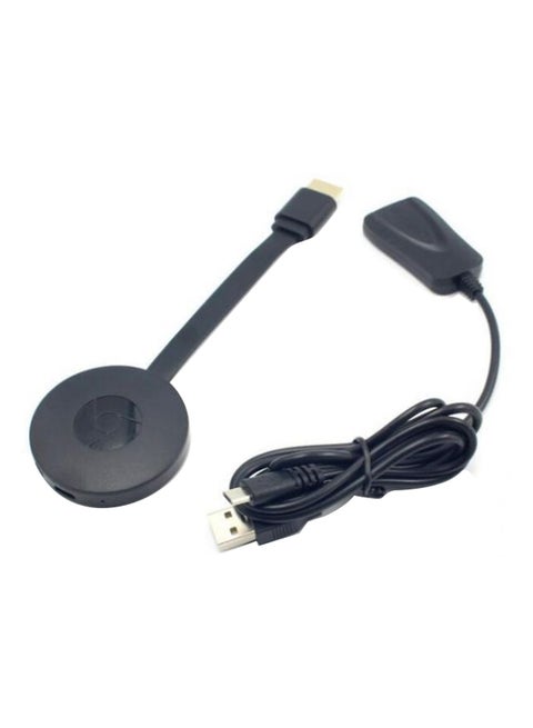 Wireless Wi-Fi TV Dongle Receiver For Google Chromecast 2 Black