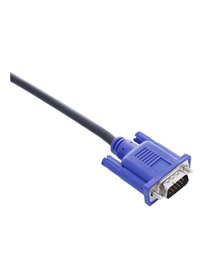 هاي تيك كابل في جي ايه ذكر الى ذكر أسود - Image 2