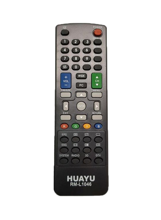 Huayu Remote Control For Sharp LCD/LED TV Black - Image 1