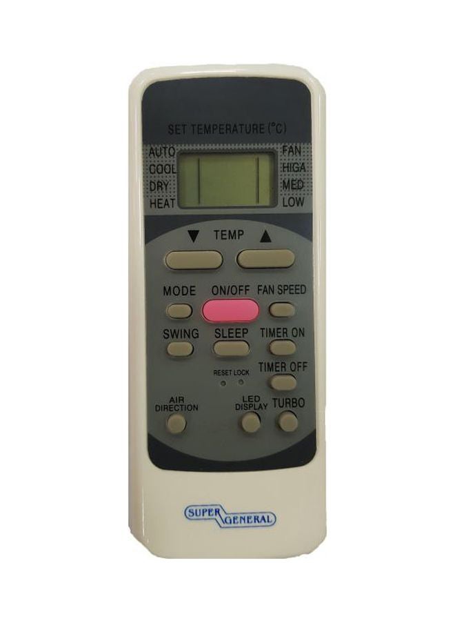 Air Conditioner Remote White/Grey 