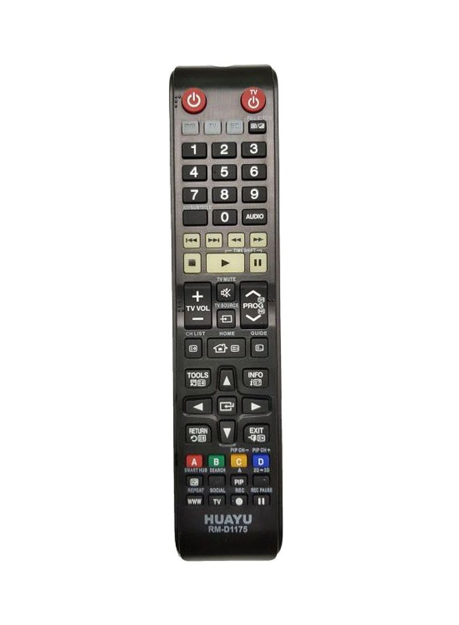 Huayu Remote Control For Samsung Blu Ray DVD And Home Theaters Black/Red/Yellow - Image 1