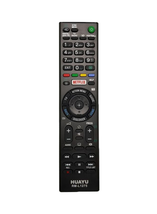 Huayu Remote Control For Sony Smart TV Black/Red/Yellow - Image 1