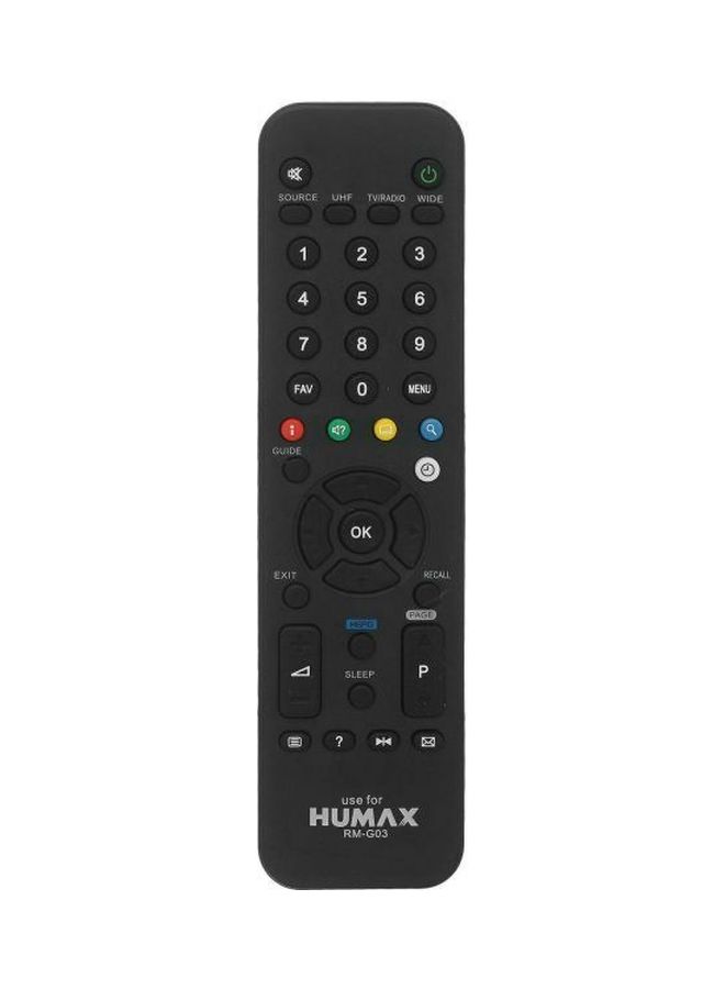 هيوماكس جهاز تحكم من أجل ريسيفر Humax Gezira عالي الدقة أسود  - Image 1