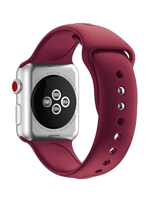 Replacement Band For Apple Watch Series Red