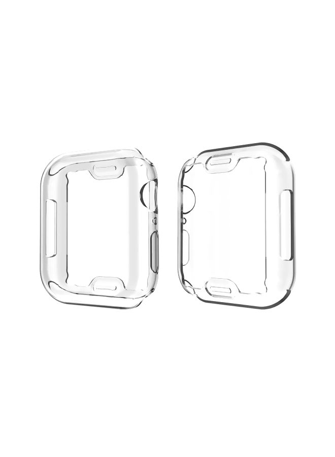 Generic - Protective Case Screen Protector For Apple Watch Series 4 40mm Clear - Image 1