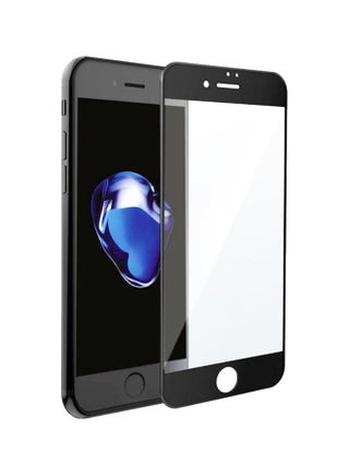 لاصقة حماية للشاشة من الزجاج المقوى لهاتف أبل آيفون 8 بلس شفاف/ أسود - v1553602370/N16338029A_1
