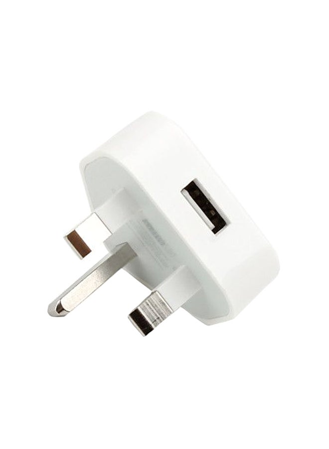 Tftf USB Wall Charger Adapter Plug White  - Image 1