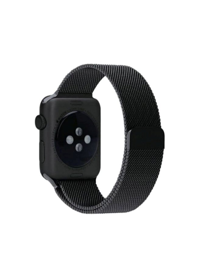 Generic - Replaceable Band For Apple Smartwatch Series 4 Black - Image 1